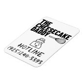 Magnet Flexible Le Maget du papa au fromage (Côté Gauche)