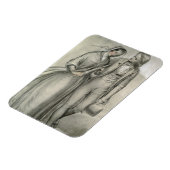 Magnet Flexible Le matin du Mariage - Le départ, vers 1846 (Côté Gauche)