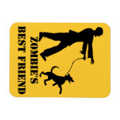 Magnet Flexible Le meilleur ami de Zombie (Horizontal)