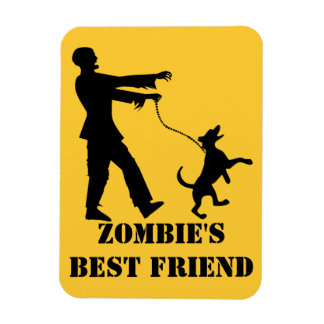 Magnet Flexible Le meilleur ami de Zombie