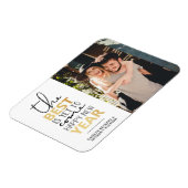 Magnet Flexible Le Meilleur Est Encore À Venir | Bonne année photo (Côté Gauche)