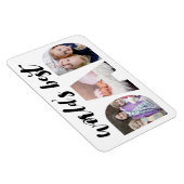 Magnet Flexible Le meilleur papa du monde | Photo Fête des pères (Côté Droit)