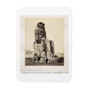 Magnet Flexible "Le Memnon vocal", statue colossale d'Amenhotep I