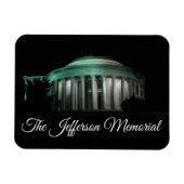 Magnet Flexible Le mémorial de Jefferson la nuit (Horizontal)