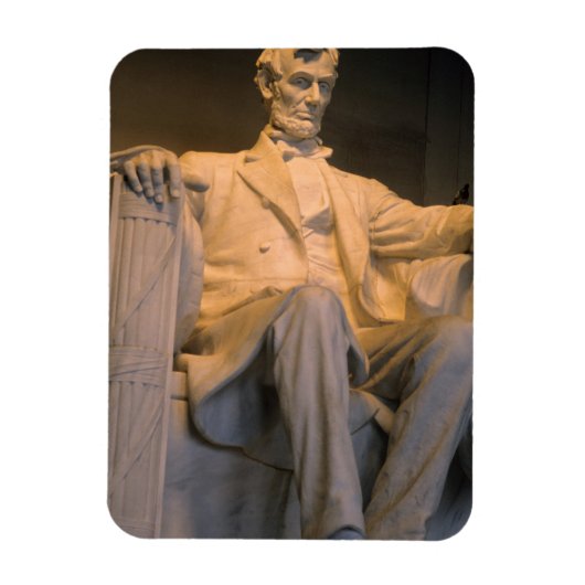 Magnet Flexible Le mémorial Lincoln à Washington DC. (Vertical)