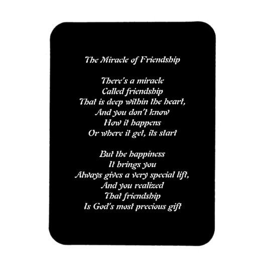 Magnet Flexible Le miracle de l'amitié (Vertical)