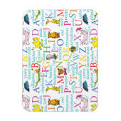 Magnet Flexible Le modèle ABC de Dr Seuss avec des mots (Vertical)