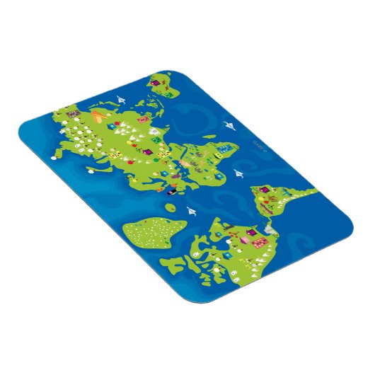 Magnet Flexible Le Monde (Côté Droit)