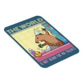 Magnet Flexible Le monde n'est pas prêt à chanter la marmotte (Côté Droit)