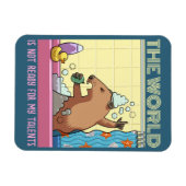 Magnet Flexible Le monde n'est pas prêt à chanter la marmotte (Horizontal)