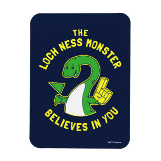Magnet Flexible Le Monstre Loch Ness Croit En Vous