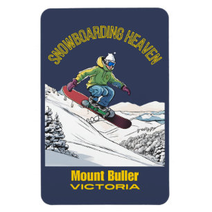 Magnet Flexible Le Mont Buller Victoria Snowboard