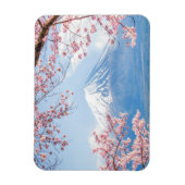 Magnet Flexible Le mont Fuji | Lac Kawaguchiko | Printemps Au Japo (Vertical)