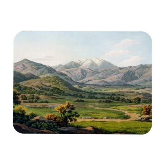 Magnet Flexible Le mont Olympe, vu entre Larissa et Baba, p (Horizontal)