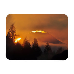 Magnet Flexible Le Mont Rainier au lever du soleil