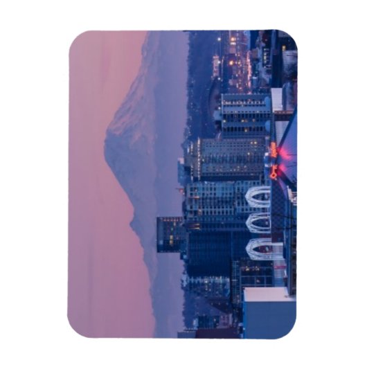 Magnet Flexible Le Mont Rainier dans l'arrière - plan. (Vertical)