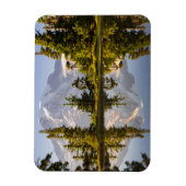 Magnet Flexible Le Mont Rainier se reflète dans une tarte près de  (Vertical)