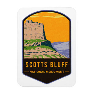 Magnet Flexible Le monument national de Scotts Bluff