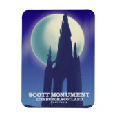 Magnet Flexible Le monument Scott, Édimbourg, Écosse (Vertical)