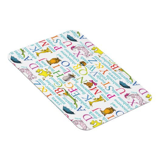 Magnet Flexible Le Motif ABC du Dr Seuss avec des mots (Côté Droit)