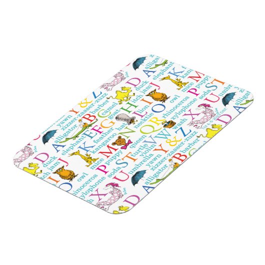 Magnet Flexible Le Motif ABC du Dr Seuss avec des mots (Côté Gauche)