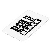 Magnet Flexible Le noir est noir (Côté Gauche)