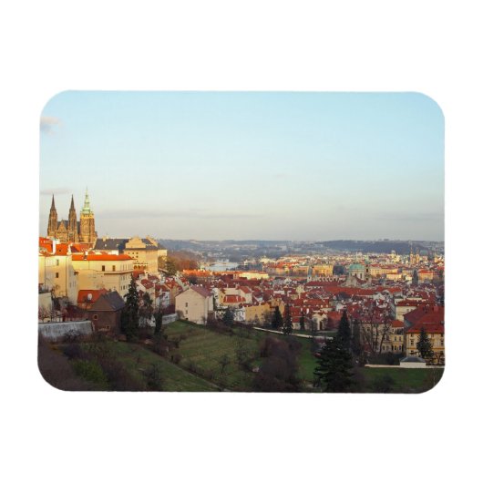 Magnet Flexible Le panorama de Prague (Horizontal)