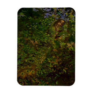 Magnet Flexible Le paon dans les bois