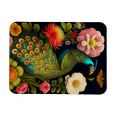 Magnet Flexible Le paon | Moderne Haeckel (Horizontal)