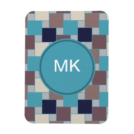 Magnet Flexible Le paon sur la plage (Vertical)