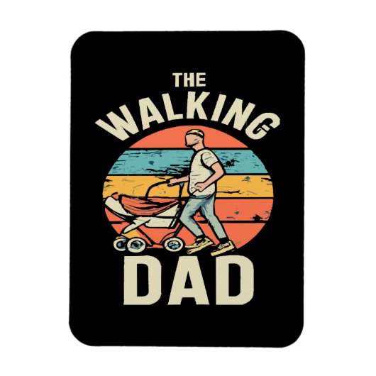 Magnet Flexible le papa qui marche (Vertical)