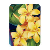 Magnet Flexible Le paradis tropical La Plumeria hawaïenne (Vertical)