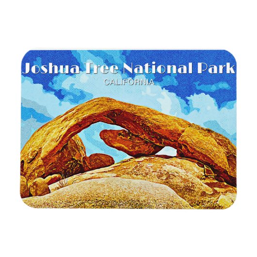 Magnet Flexible Le Parc national de Joshua Tree (Horizontal)