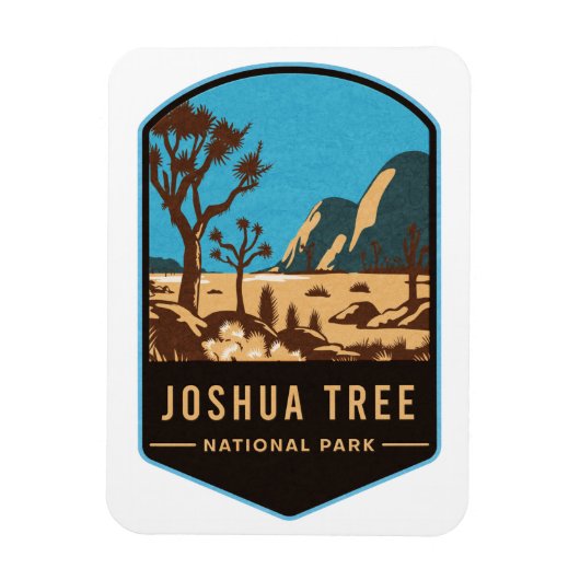 Magnet Flexible Le Parc national de Joshua Tree (Vertical)