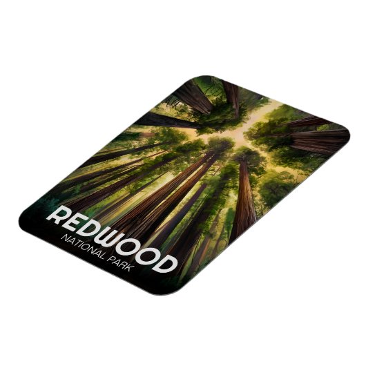 Magnet Flexible Le parc national de Redwood, Californie côtière (Côté Gauche)