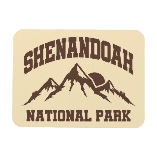 Magnet Flexible Le Parc national de Shenandoah (Horizontal)