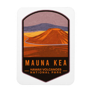 Magnet Flexible Le Parc national des volcans de Mauna Kea Hawaii