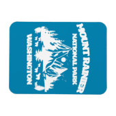 Magnet Flexible Le Parc national du Mont Rainier (Horizontal)