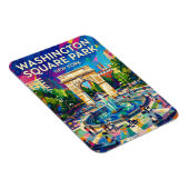 Magnet Flexible le parc Washington Square États-Unis (Côté Droit)