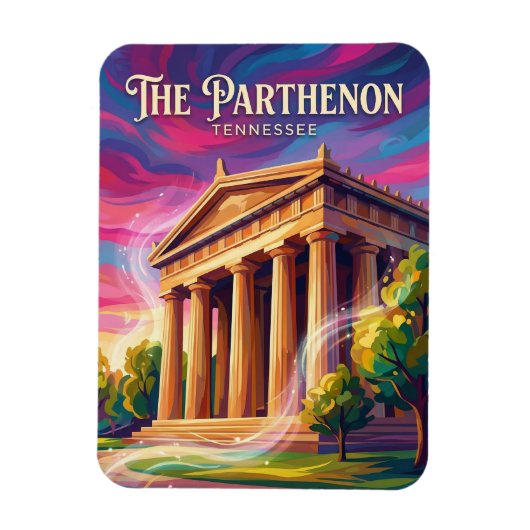 Magnet Flexible Le Parthénon Tennessee (Vertical)
