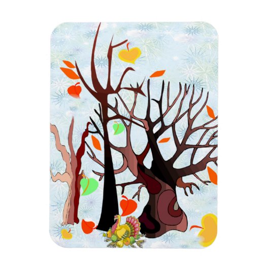 Magnet Flexible Le pays des merveilles de l'automne (Vertical)