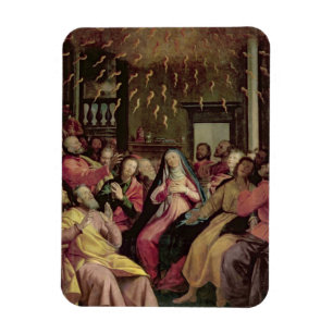 Magnet Flexible Le Pentecost, c.1598 (huile sur le panneau)