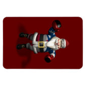 Magnet Flexible Le Père Noël À La Journée De La Boxe (Horizontal)