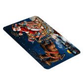 Magnet Flexible Le Père Noël arrive en ville (Côté Droit)