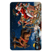 Magnet Flexible Le Père Noël arrive en ville (Vertical)