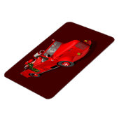 Magnet Flexible Le Père Noël Conduit Un Camion-Feu (Côté Gauche)