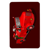 Magnet Flexible Le Père Noël Conduit Un Camion-Feu (Vertical)