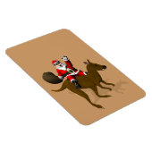 Magnet Flexible Le Père Noël En Route Sur Kangaroo (Côté Droit)
