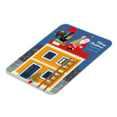 Magnet Flexible Le Père Noël rencontre le Coq portugais (Côté Gauche)