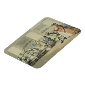 Magnet Flexible Le petit-déjeuner, de "Scènes au bain" (avec c/c e (Côté Gauche)